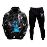 Conjunto De Moletom E Calça Infantil Filme Stitch Promoção