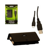 Set De Batería Y Cable De Carga De 10' Para Xbox One- Kmd