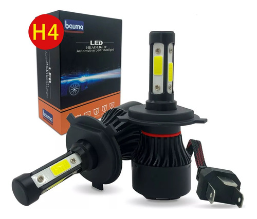 Bauma Kit Led De Faros Delanteros H4 H13 9004 9007 Para Auto