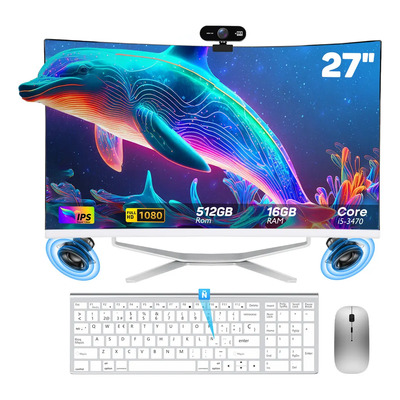 All In One Pc 27'' Computadora Curva 16gb Ram+512gb Ssd | Envío gratis