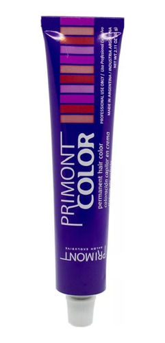 Tintura Coloración Cabello Color Con Amoniaco Primont 60gr 