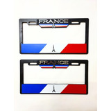 Par Porta Placas Para Autos Francia Peugeot Renault