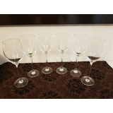 Finas Copas Altas De Vino Parecen Cristal Impecables Todas