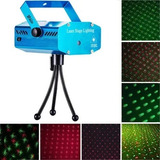 Mini Lazer Projetor Holográfico Festa Luz Led Portátil Tripe