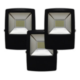 Pack X 3 Reflector  Proyector Led Ultra Moderno 30 W Frio