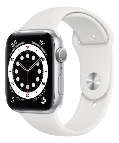 Apple Watch Series 6 44 Mm Gps Caja De Aluminio Plata Silver