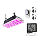 Led Luz Cultivo Indoor Growtech 600w Poleas Timer Termohigro