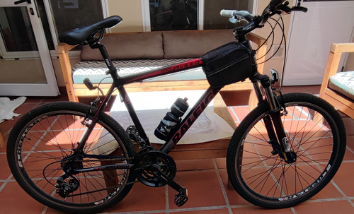 Bicicleta Raleigh Mojave 2.0 Rodado 26 Negra/gris/rojo