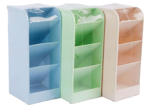 Organizador De Mesa 4 Divisorias Plastico Vertical