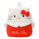 Mochila Afelpada Peluche Gato Kitty 