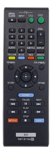 Control Remoto Elekpia Para Reproductores Blu-ray Sony Bdp