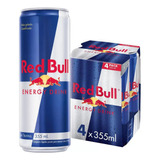 Pack Energético Lata 4 Unidades De 355ml Cada Red Bull