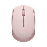 Logitech M170, Mouse Inalámbrico Cómodo Y Portátil, Rosado