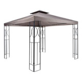 Toldo Pérgola Tabaco 3x3 De Panel Doble Reforzado