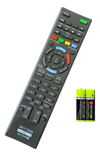 Controle Remoto Compatível Sony Smart Tv Bravia 32 40 42 50 