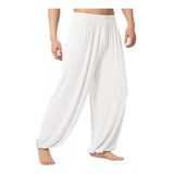 Pan Pantalones Harem Yoga Casual Color Sólido Hombre Casual