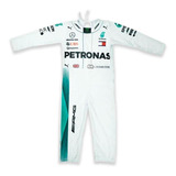 Roupa Infantil Macacão Piloto De Corrida F1 Fantasia Longa