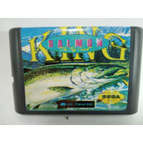 Jogo Cartucho Fita Console Mega Drive Salmon King Pescaria 