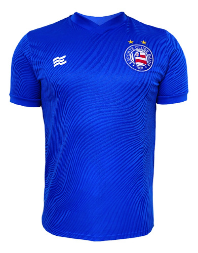 Camisa Bahia Jacquard Azul Infantil Oficial