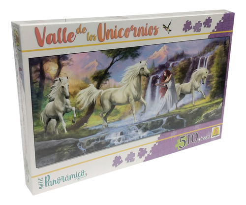 Puzzle Valle Unicornios 510 Piezas Panoramico Ploppy 340273