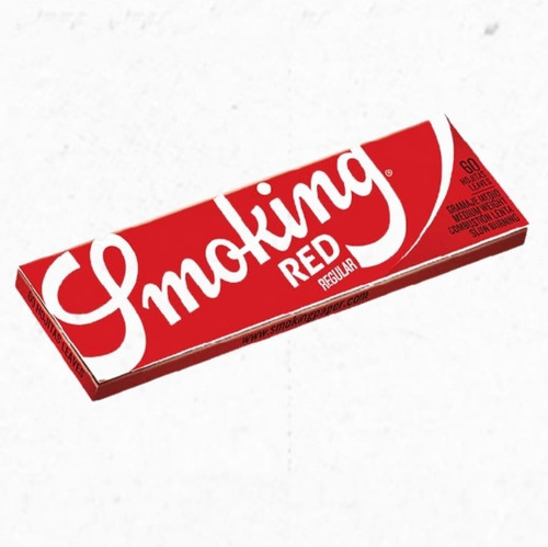 Combo De 5 Cajitas De Rolling Papers Cueros Smoking Rojo #7