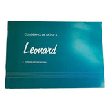 Cuaderno Pentagramado 32 Hojas Leonard Lnd-32 Musica Pilar