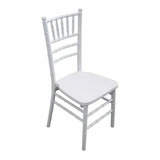 Silla Tiffany Color Blanco Para Eventos Banquetes Y Jardin