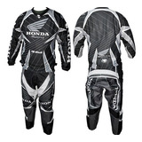 Conjunto Moto Cross Honda Racing Pantalon Y Buzo Oscuro Rpm 