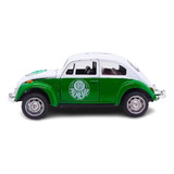 Carrinho De Ferro Palmeiras Miniatura Fusca Coleção Top 1/32