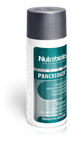Pancreogen X 90 Capsulas Nutrabiot - Unidad a $1045