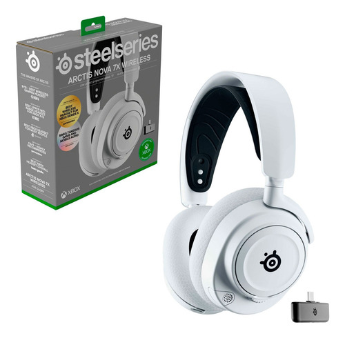 Diademas Steelseries Arctis Nova 7x Wireless White Color Blanco Color De La Luz Ninguno