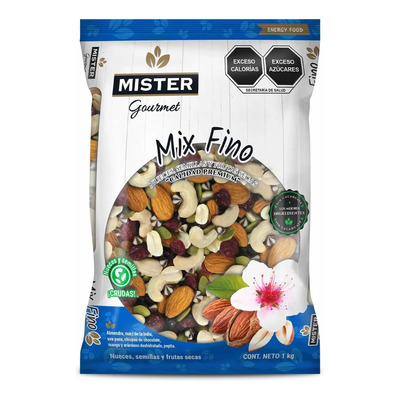 Mix Fino De Nueces, Semillas, Fruta Seca Con Chocolate 1 Kg | MercadoLibre