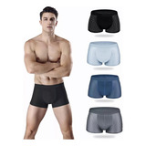 Kit 4 Trusa Para Hombre Bikini Ropa Interior Calzones Boxers