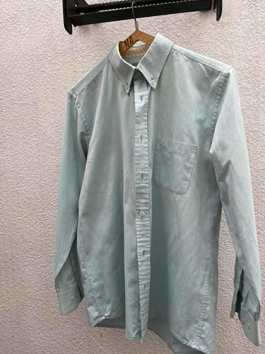 Camisa Dior Celeste Algodón Talle 40