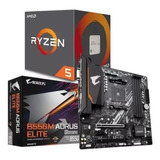 Kit Upgrade Amd Ryzen 5 5500 + Gigabyte B550m Aorus Elite