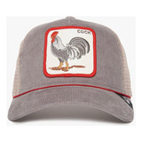 Gorra Goorin Bros The Arena Gallo Gris De Pana Malla Khaky