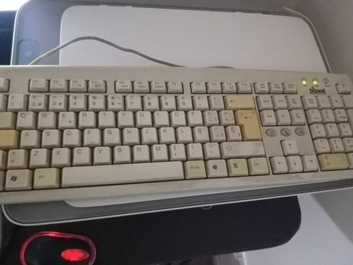 Teclado Vintage Ficha Din Pc Funciona