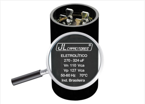 Capacitor Eletrolítico 270/324uf 110-127vca Mini Promoção