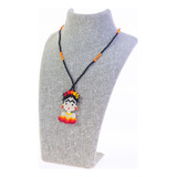 3 Collares Chaquira Frida Kahlo Patish Color Variados