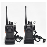 Bf-888s Walkie Talkie Portátil De Largo Alcance, Recargable 