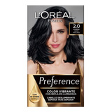 Loreal Tinte Permanente Dama Preference 2 Negro Puro