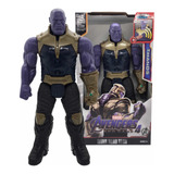 Muñeco Thanos Con  Guantalete Con Luz Y Sonidos Importado Y+