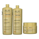 Felps Profissional Kit X Repair 2x1000ml + Mascara Xrepair 300g