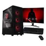 Xtreme Pc Gaming Xpg Geforce Rtx 4060 Amd Ryzen 7 5700x 32gb Ssd 1tb Monitor Curvo 31.5 165hz Wifi Mesh Black