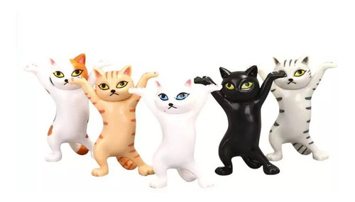 Set 5 Figuras Gatos Decorativos . Ideal Para Tu Hogar