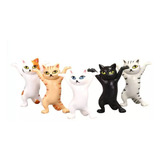 Set 5 Figuras Gatos Decorativos . Ideal Para Tu Hogar