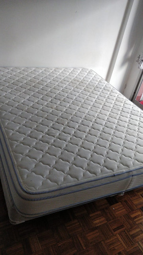 Cama Con Cajones + Colchon Queen Super Oferta