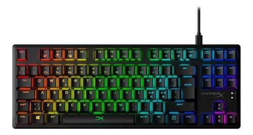 Teclado Gamer Hyperx Alloy Origins Core Negro Tkl