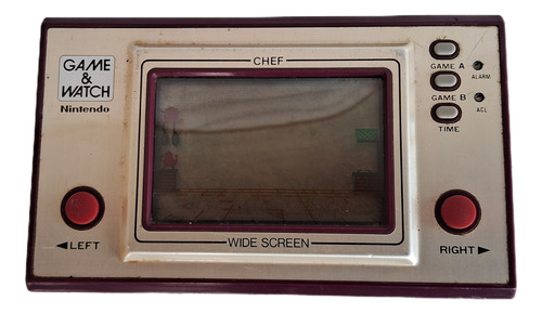 Game & Watch Chef Wide Screen Orig 1981 Funcionando Ler Desc