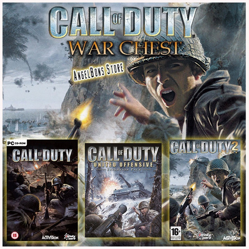 2x1 Call Of Duty 1 Y 2 + Expansion Pc Español 